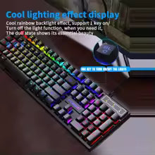 Keyboard RGB Colorful Gaming Mechanical Keyboard